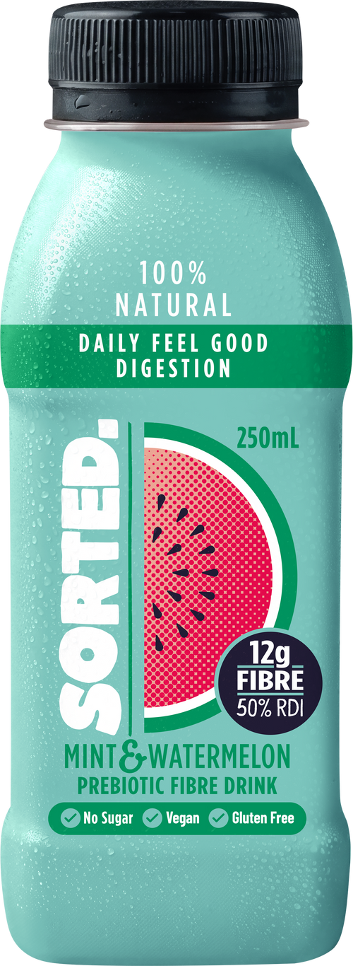 Sorted Prebiotic Mint & Watermelon 250ml bottle