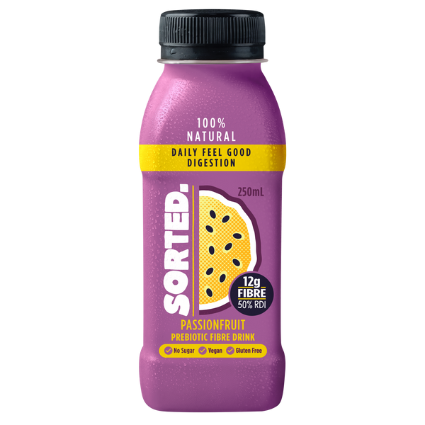 Sorted Prebiotic Passionfruit - 4 x 250ml