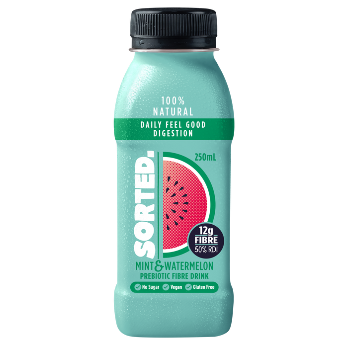 Sorted Prebiotic Mint & Watermelon 250ml bottle