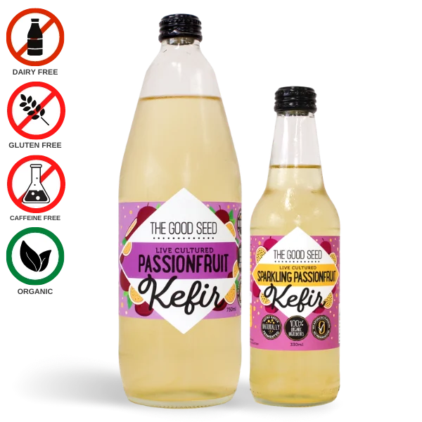 Sparkling water kefir Passionfruit combo